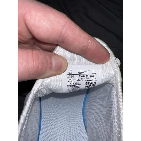 Nike Air Max 270 Golf Mens Spikeless Golf Shoes Size 9.5 White Black CK6483-102 - Picture 8 of 8